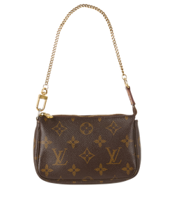Mini Pochette Accessoires, Canvas, Mono, SF3174, DB/B, 2*